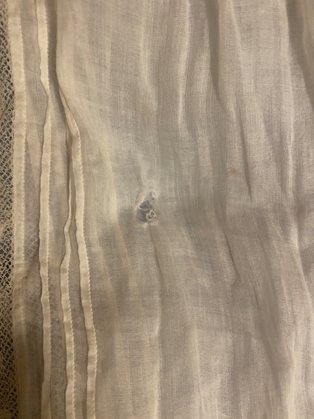 Vintage Handmade White High Low Prairie Maxi Skirt XXS Cottagecore - Picture 15 of 16